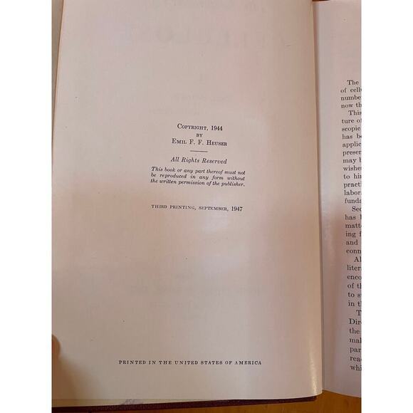 Vintage 1947 Cellulose Chemistry book by Heuser. 3rd Printing. science - Picture 4 of 4